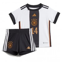Deutschland Jamal Musiala #14 Fußballbekleidung Heimtrikot Kinder WM 2022 Kurzarm (+ kurze hosen)